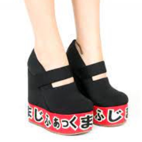 Jeffrey Campbell Shoes - JEFFREY CAMPBELL WAKA PLATFORM SHOES 7.5